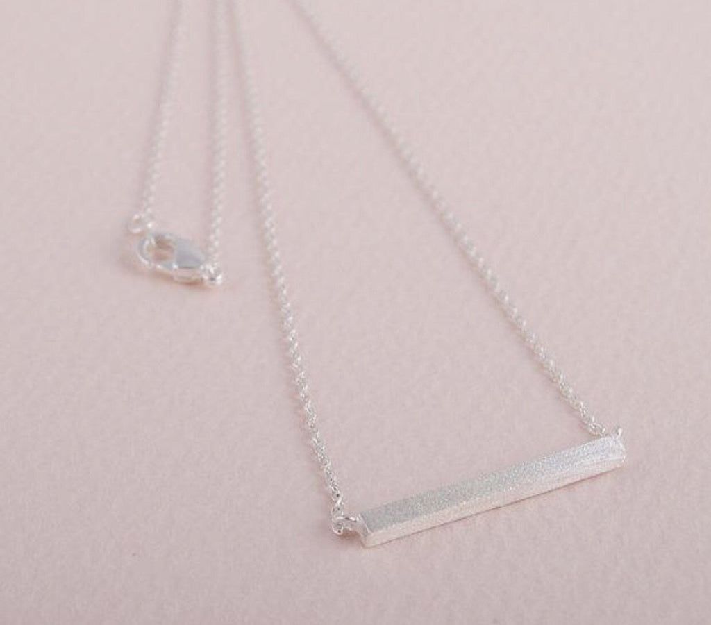 Latitude Bar Pendant Necklace