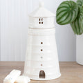 Nautical White Lighthouse Oil Burner and Wax Warmer