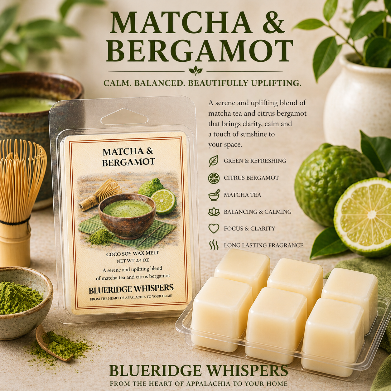 Matcha and Bergamot