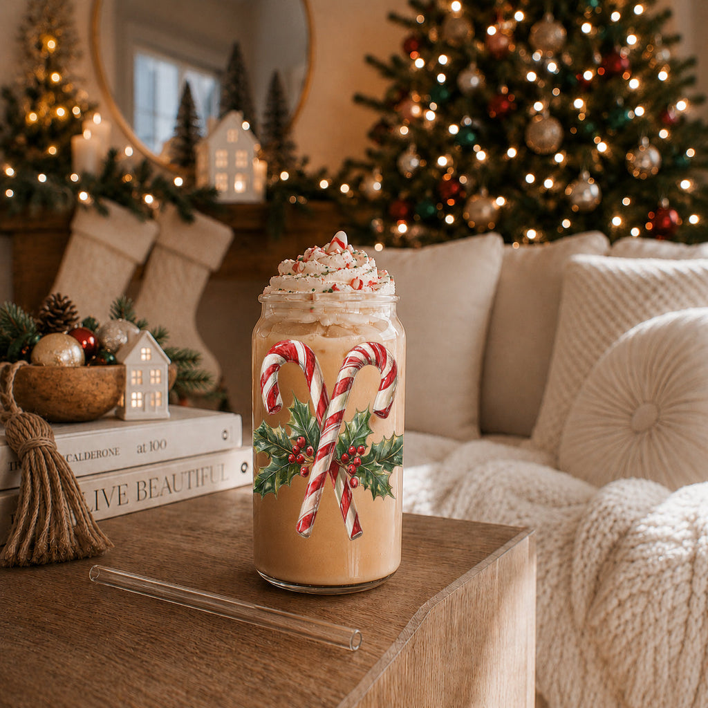 Candy Cane Holly 17oz