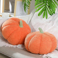 Queekay 2 Pcs Pumpkin Pillow Plush 11x9.5 Inch Orange Fall Decor
