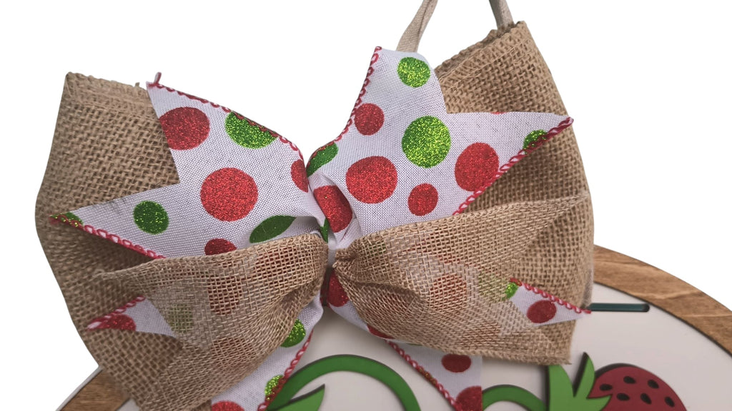 Strawberry Door Hanger – Welcome Sign for Front Porch