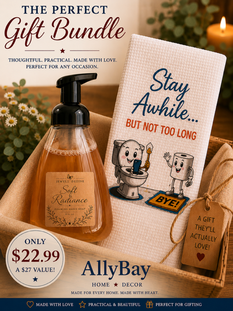 Foaming Soap & Decorative Towel Bundle + FREE Wax Melt