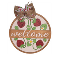 Strawberry Door Hanger – Welcome Sign for Front Porch