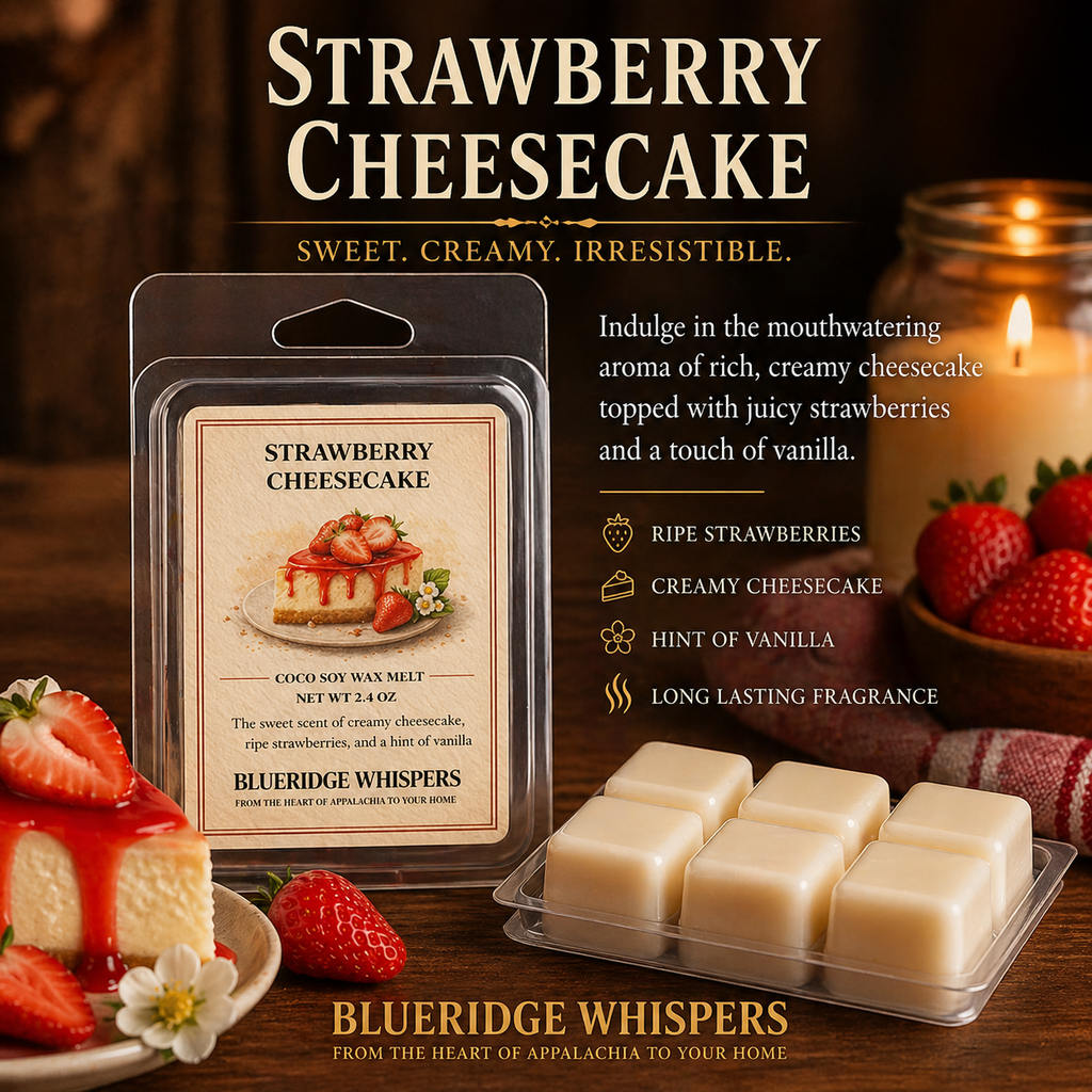 Strawberry Cheesecake Wax Melts – Sweet Dessert Scent